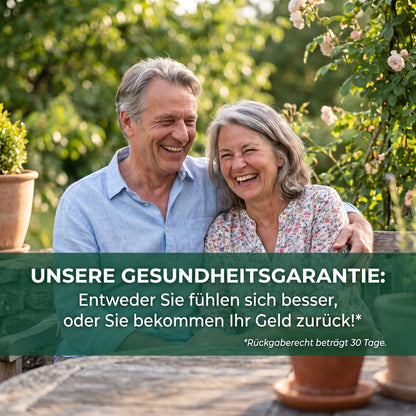Gesundheitsgarantie von HS Activa - entweder Sie fühlen sich besser oder Sie bekommen Ihr Geld zurück