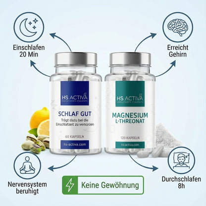 Schlaf Gut Set (Schlaf Gut + Magnesium L-Threonat)