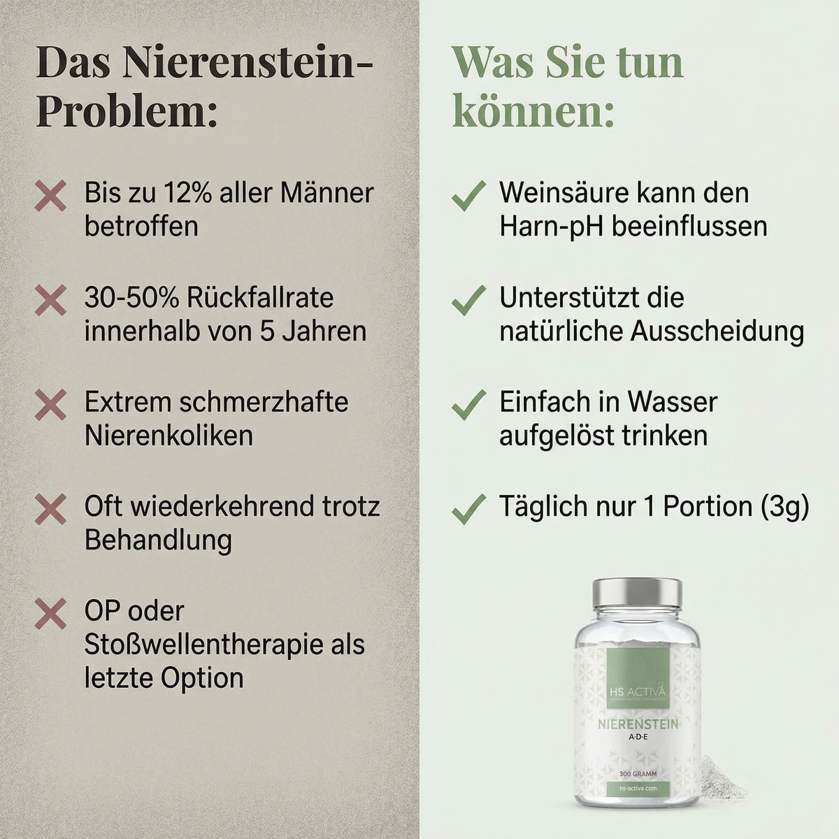 Weinsäure | Nierenstein A.D.E., 300 g