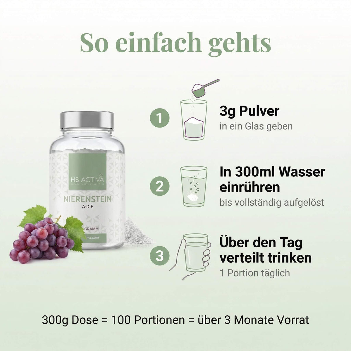 Weinsäure | Nierenstein A.D.E., 300 g
