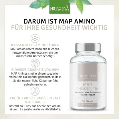 Darum ist MAP Aminosäure für Ihre Gesundheit wichtig HS Activa