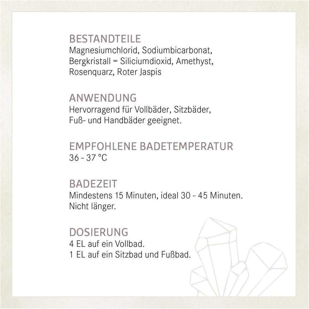 Bestandteile und Anwendung unserer Basenbäder