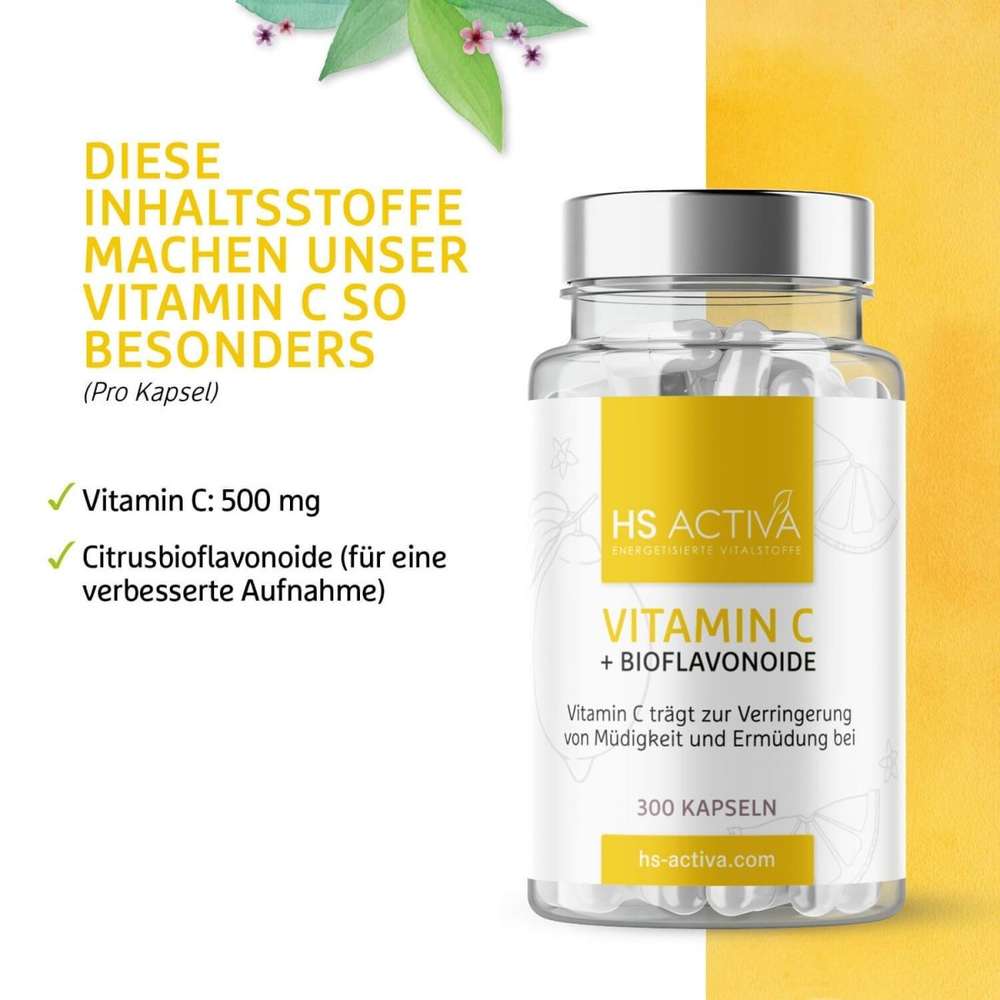 Diese Inhaltsstoffe machen unser Vitamin C so besonders