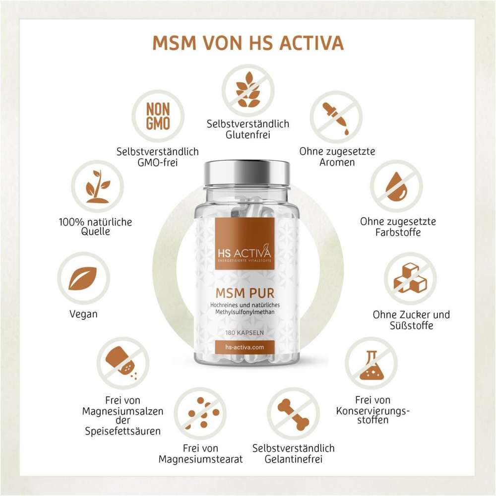 MSM Pulver kaufen - die Vorteile unseres Produktes