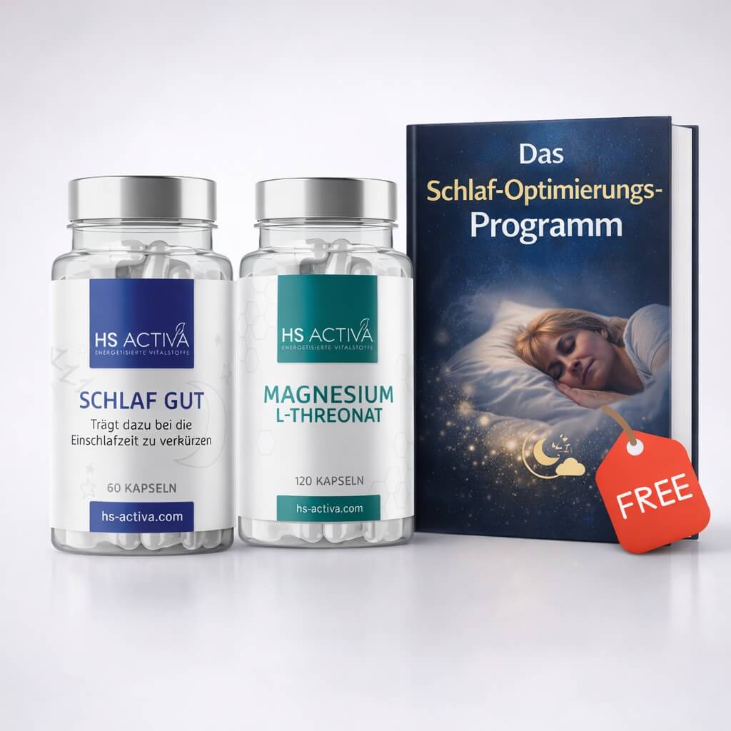 Schlaf Gut Set | Melatonin + Magnesium L-Threonat für ruhige Nächte