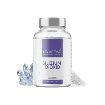 Silicium von HS Activa, 50 g Siliciumdioxid als Trinkpulver