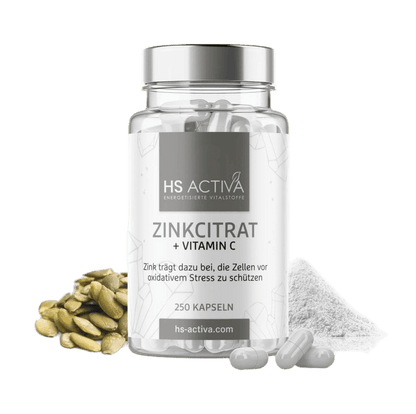 Zink + Vitamin C von HS Activa, 250 Kapseln