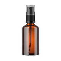 Braunglasflasche mit Sprayaufsatz