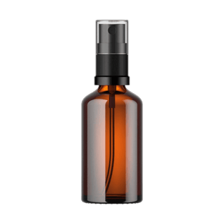 Braunglasflasche mit Sprayaufsatz