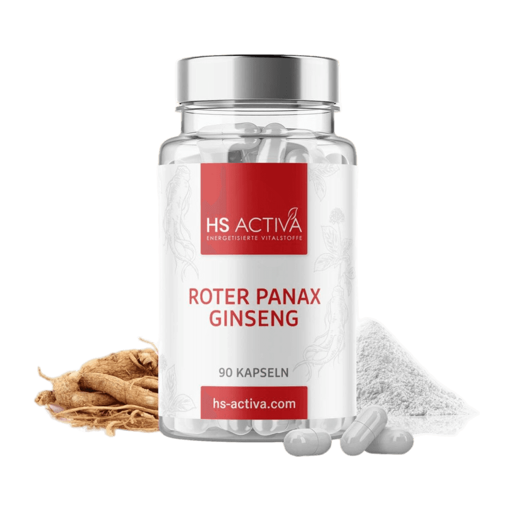 Ginseng I Panax Ginseng Extrakt 80% I Stärkt die Stresstoleranz & wirkt belebend auf Körper und Geist - HS Activa